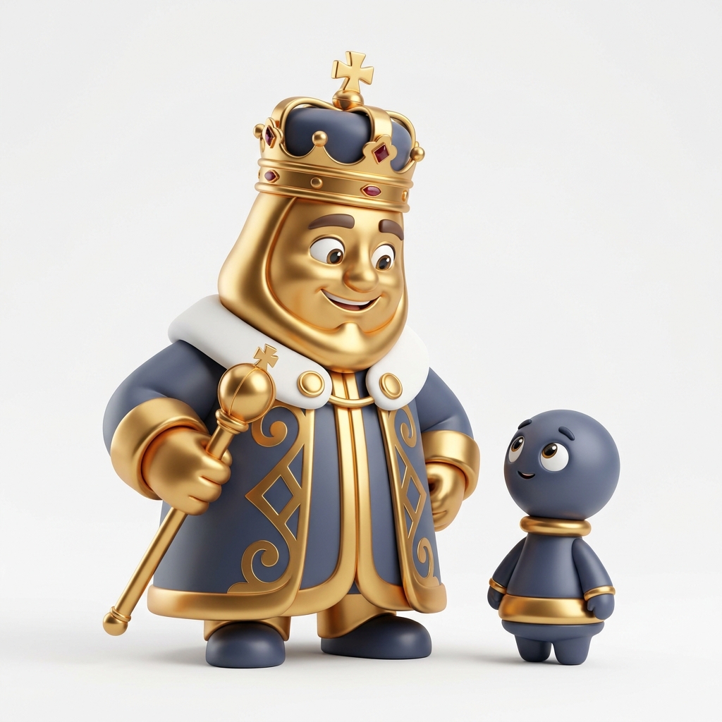 Chess King and Pawn